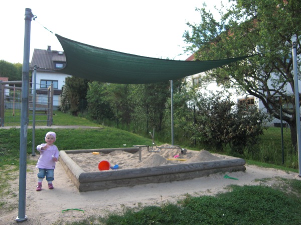 Das neue Sonnensegel
